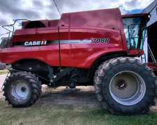 Cosechadora Case IH 7088 año 2011 + Drapper Piersanti 35 PIE