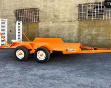 Acoplado Carretón Mauro con Rampas