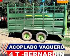 Acoplado Vaquero Bernardin 4tn