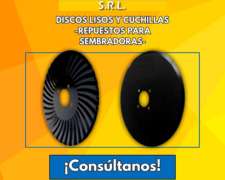 Discos Lisos Y Cuchillas -repuestos Para Sembradoras-