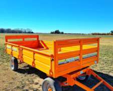 Acoplado Playo 2 X 4 Mts con Barandas Volcables