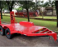 Acoplado Trailer Para Transporte De Maquinas 5 Tn. De 4 Mts.