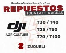 Repuestos DJI T30 / T40 / T25 /T50 / T70 / T100