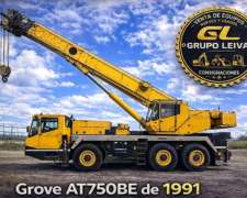 Grúa Todo Terreno Grove At750be 45 TON 6x6x6