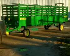 Acoplado Jaula para Cerdos 6.00 Mts- Lecar