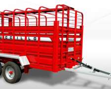 Acoplado Jaula Balancín Muccillo 3,50x1,80 Mts.