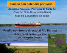 Campo Potencial Portuario, Gran Rosario, Costa Río Paraná