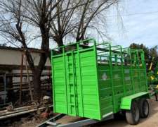 Acoplados Jaula Plegados San Justo De 4x2 Y De 2,03 De Alto