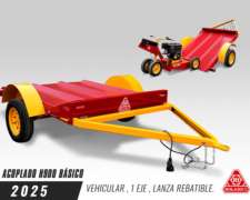 Acoplado Rolandh RH900 Lanza Rebatible 1 Eje