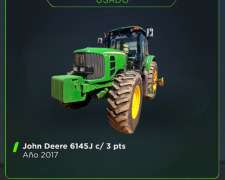 John Deere 6145j con 3 Pts