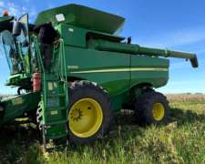 Cosechadora John Deere S 680 año 2016 4X4 Draper 40 Pies.