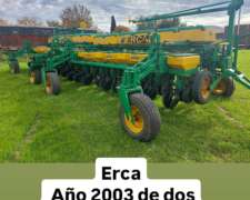 Sembradora Erca de 18 a 52 CMS con Equipo Neumatico Geronzi