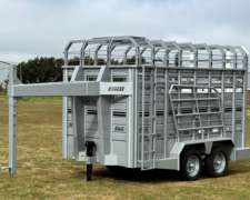 Acoplado Jaula Conese para 4 TT o 6 Animale de 4x2x2,10