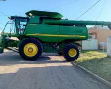 Cosechadora John Deere 9860, Americana, año 2008, DT, 9.300