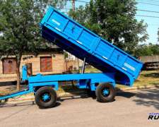 Acoplado Volcador Trasero Para 6/8 Tn. Dos Ejes