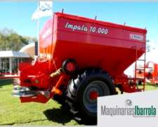 Fertilizadora Arrastre Impala 10000 con Tolva de Acero Yomel