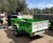Carro de UN Eje con Barandas
