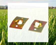 Juego Chapas Bancada Molinete 824046 Tipo New Holland Draper