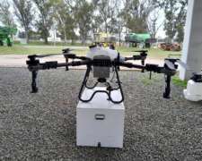 Dron Aplicador Solido y Liquido + Base RTK