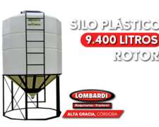 Silo Plástico 9.400 Lts - Rotor Cheques sin Interés