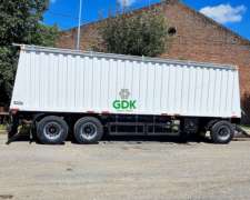 Acoplado de 3 Ejes Tipo Tolva Cerealera. Ombu.