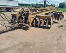 Rastra Tiro Excéntrica 24 Discos. Transportable. Hidraulica