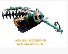 Rastra Excentrica De Arrastre Nievas Rda