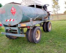 Acoplado Tanque 3000 Lts Comb,bomba y Surtidor Numérico