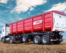 Semirremolque de Vuelco Trasero Tipo Batea