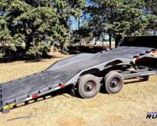 Acoplado Trailer Basculante Para Auxilio 5/6 Tn. De 6 Mts.