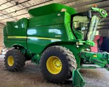 Cosechadora John Deere S660 35 Pies Draper Año 2017.