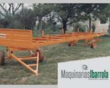 Acoplado Playo 2 Ejes Vuelta Entera Mauro Araña 2/3 TT