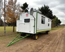 Casilla Rural PPG 6.50 X 2.60 para 4 P. con Taller Trasero