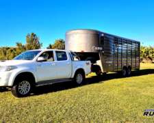 Semirremolque Homologado para Caballos Formato Americano