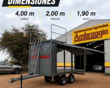 Acoplado Taller Balancín Para Drone Ambroggio