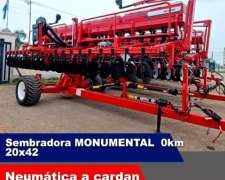 Sembradora Monumental 20 X42 a Cardan