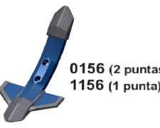 Kit 4 Púas Turbo Cincel Acorazada 1 Punta