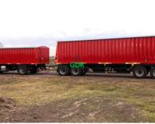 Acoplado 4 Ejes 9,60m.tipo Tolva Cerealera C/divisorio. Ombu