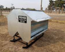 Comederos Autoconsumo de 1,8 TN Rectangular para Hacienda