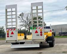 Carreton Tipo Trailer 6tn C/rampa Trasera . 5x2. Mancini