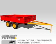 Acoplado Roland H 2000 Balancín Completo