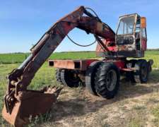 Retro Excavadora Poclain Usada