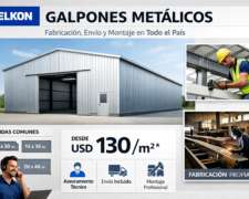 Promo Galpón Metálico para Inversion 10 X 30