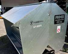 Comedero Rectangular Transportable Galvanizado