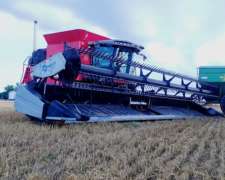 Massey Ferguson 9690. Draper 35 Pies.