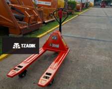 Transpallet Eléctrico Te2 A Batería De Litio De 2tn 15a 48v