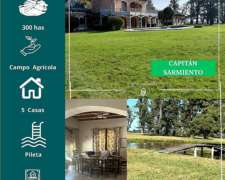Campo en Capitán Sarmiento 300 Has