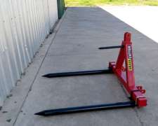 Pinche Porta-rollos Grass Cutter Levanta Fardos Y Rollos 3 P