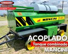 Acoplado Tanque Combinado Mancini 3000lts - Disponible