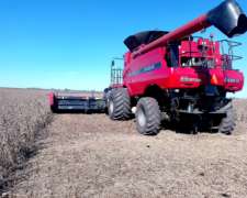 Case 7088 2013 con Draper Macdon 35 Pies